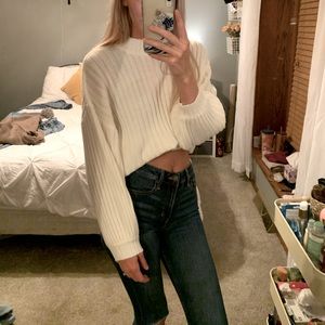 Princess Polly Cream Sweater